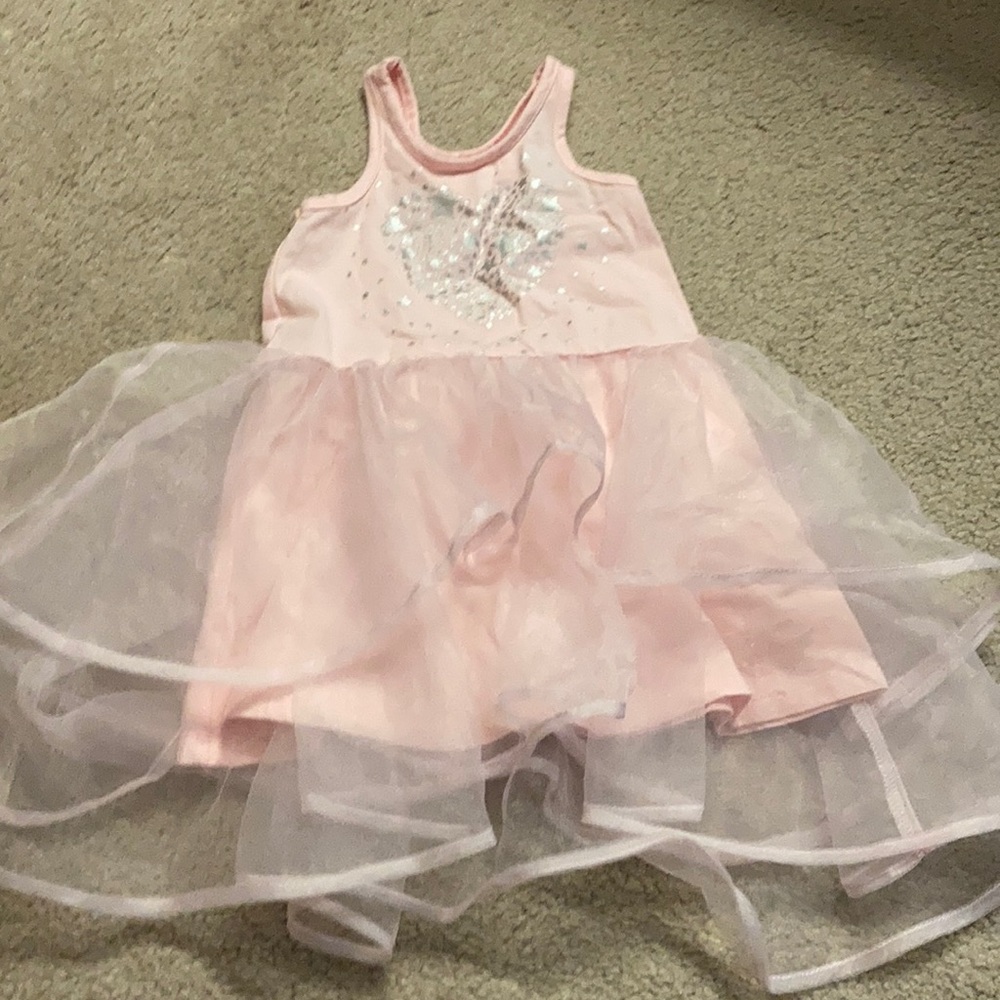 Like NEW Isobella & Chloe baby pink dress 12m